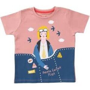 Piccolina Amelia  Earhart.  Tee, Size 10